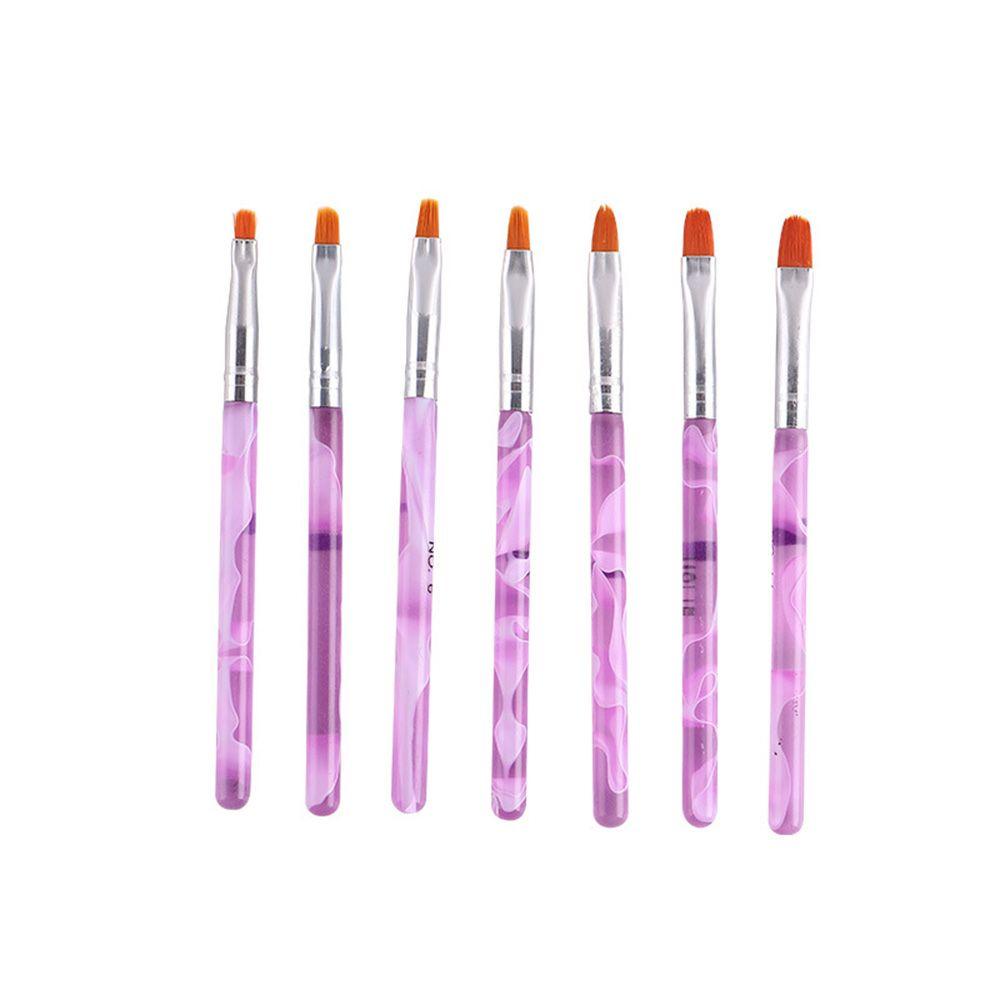 EUCA Bộ 7 Cọ Vẽ Móng Tay Nghệ Thuật