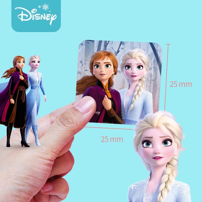SABUY 200 cái / hộp Hình dán Disney Phim hoạt hình Frozen Elsa Mickey Sofia Princess Sticker Toy for Children Kids Girls