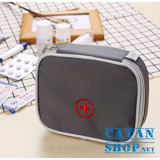 Túi Y Tế Du Lịch Catan chống thấm nhỏ gọn, túi đựng thuốc tây, kim chỉ, túi cứu thương tiện dụng Bag in Bag