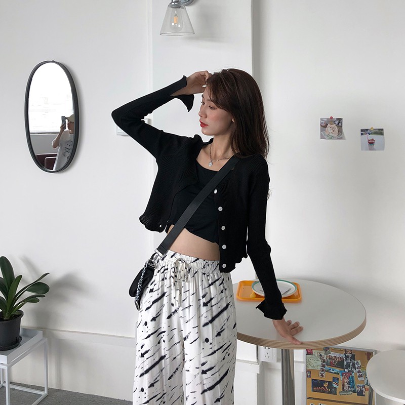 Áo Cardigan Dệt Kim Thiết Kế Đơn Giản Xinh Xắn Cho Nữ