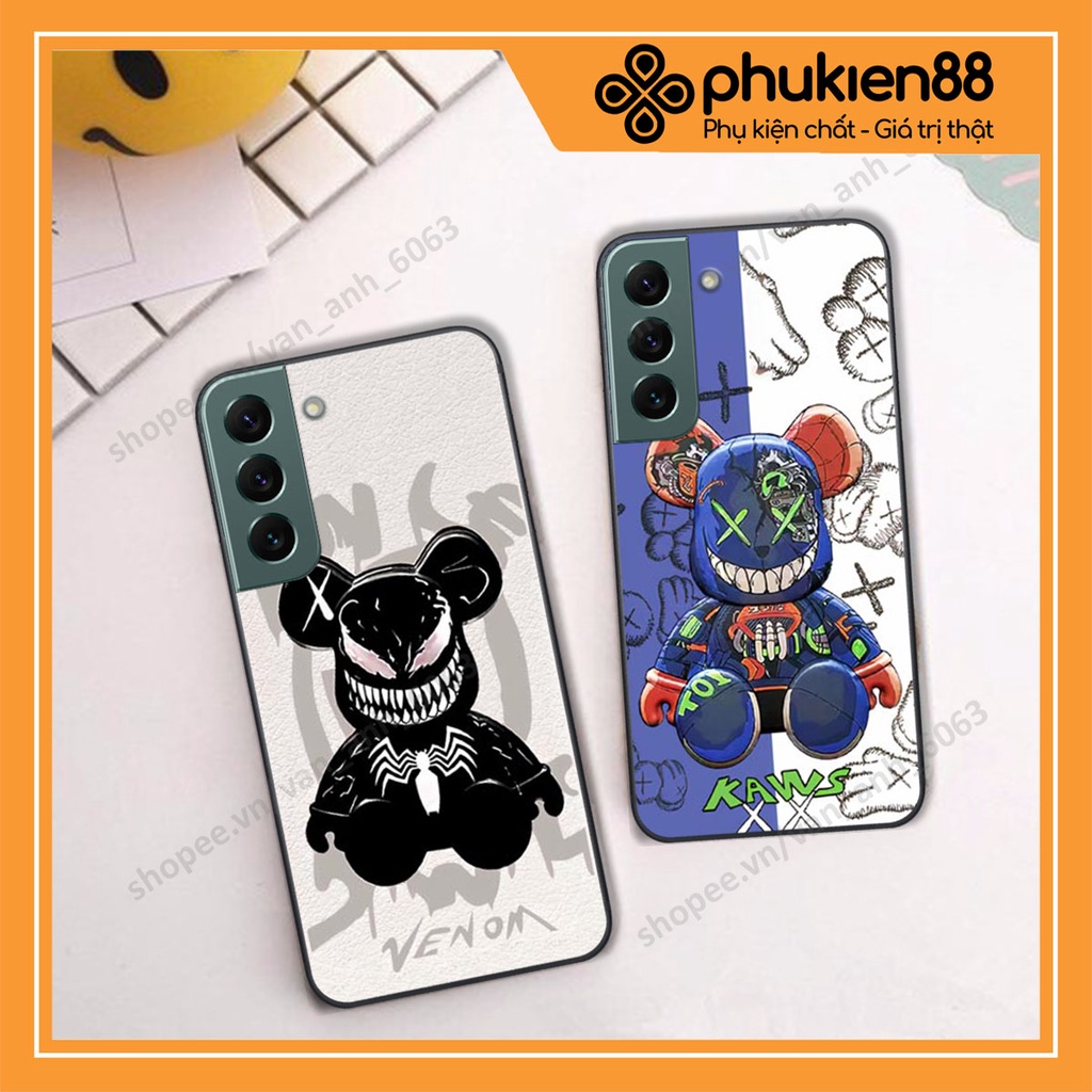 Ốp lưng Samsung S22 / S22 Plus / S22 Ultra / S22+ hình kaws, bear brick, venom thời trang siêu ngầu