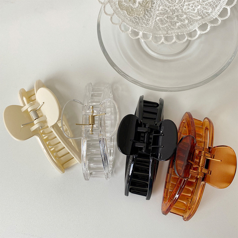 Kẹp Tóc Thiết Kế Đơn Giản Phong Cách Retro Hàn Quốc Cho Nữ