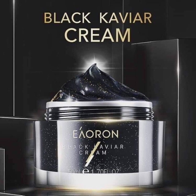 Kem trứng cá đen Eaoron Black Caviar Cream 50ml của Úc (Kem Trứng Cá Hồi Đen )