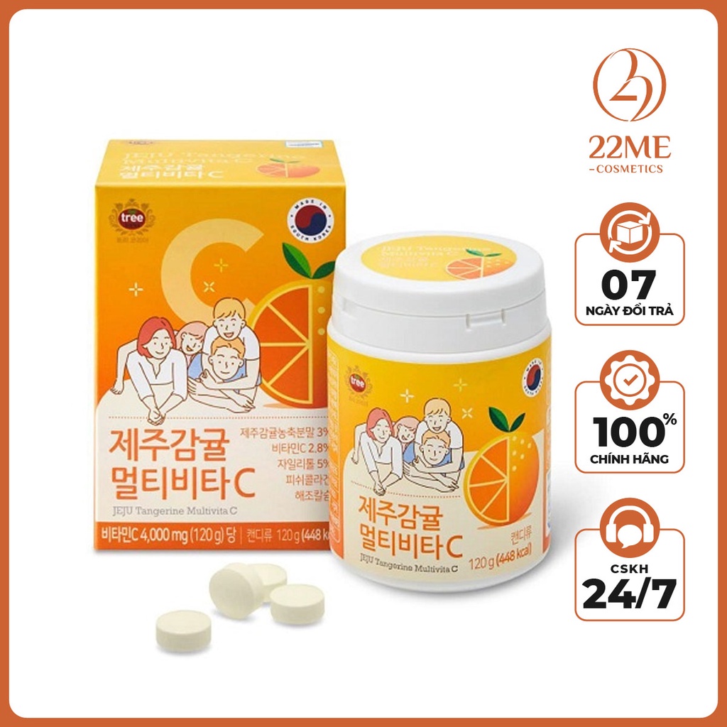 Viên ngậm Vitamin C Premium Jeju Tangerine Vita C Power Gold Hàn Quốc