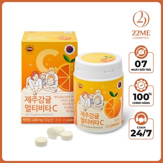 [CHÍNH HÃNG] Viên ngậm Vitamin C Premium Jeju Tangerine Vita C Power Gold Hàn Quốc