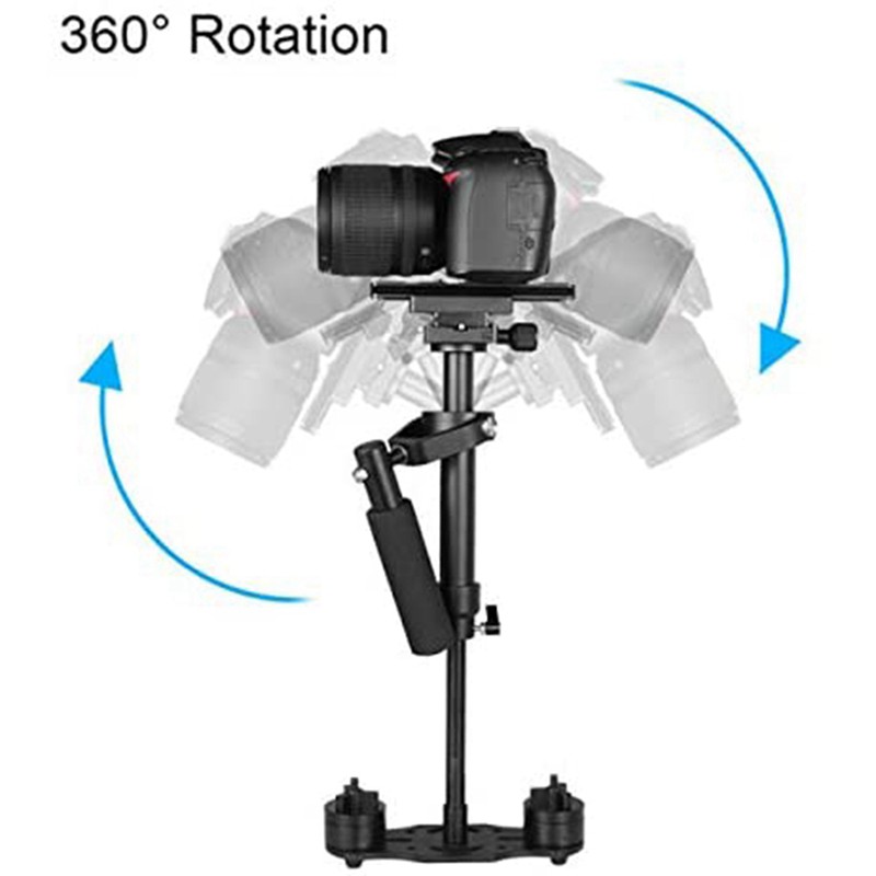 New Stock S40 Handle Stabilizer Photography Video Aluminum Alloy DSLR Steadicam