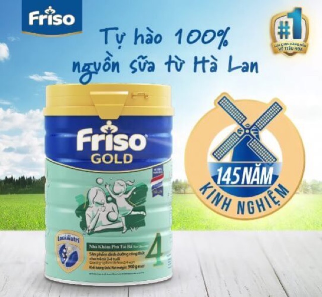 Sữa Friso Gold 4(900g) date mới mẫu mới (8/2021)