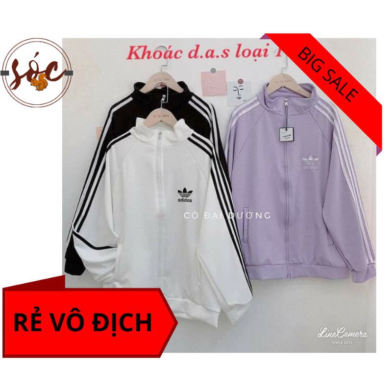 [SIÊU HOT Áo Khoác Nỉ Nữ 3 Sọc Tay ( Áo Khoác Nữ )