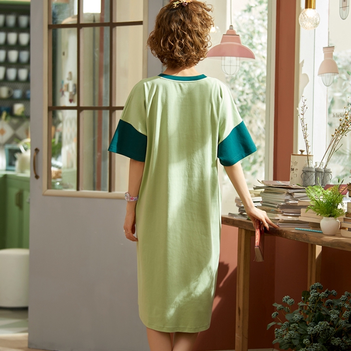 Đầm Ngủ Cotton Dáng Rộng Plus Size In Họa Tiết Quả Bơ Dễ Thương Cho Nữ | BigBuy360 - bigbuy360.vn