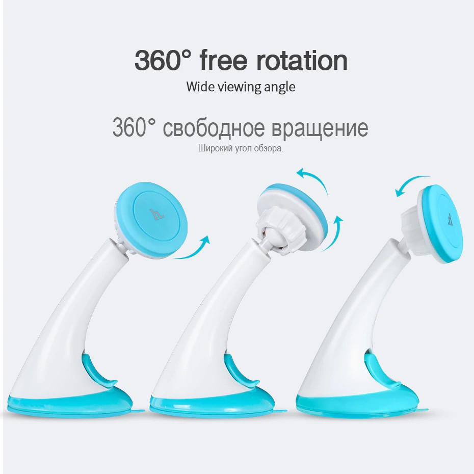 Giá đỡ điện thoại xoay 360 độ trên xe hơi
