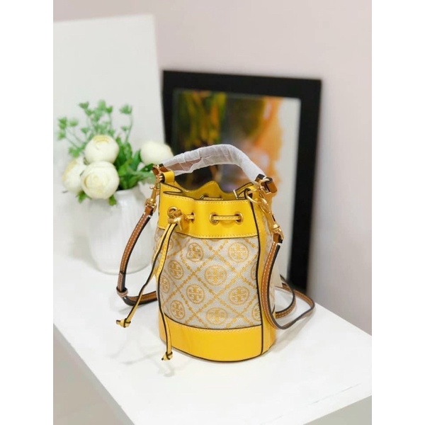 Túi Bucket Tory Burch Vàng