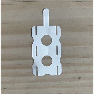 Kẽm hàn cell, kẽm vuông 2S-3P pas giữa .