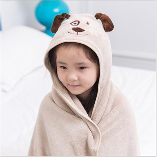 Khăn tắm kiểm khăn chùm đầu cho bé