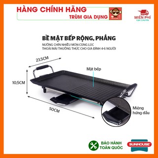Vỉ nướng điện Sunhouse SHD4600