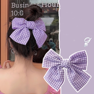Kẹp Tóc Hình Nơ Vải Lớn Dễ Thương