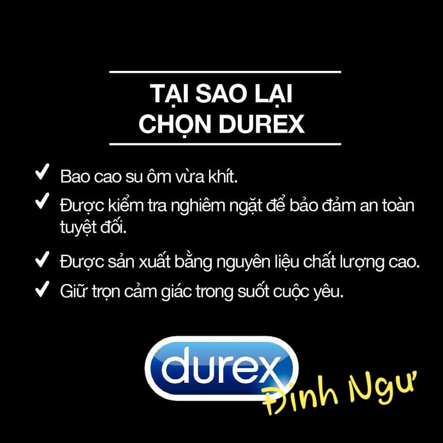 bán sỉ - Bao cao su Durex Kingtex - HỘP 12 BAO (TẶNG 1 bao thường dùng) BÁN GIÁ SỈ - RẺ NHƯ CHO