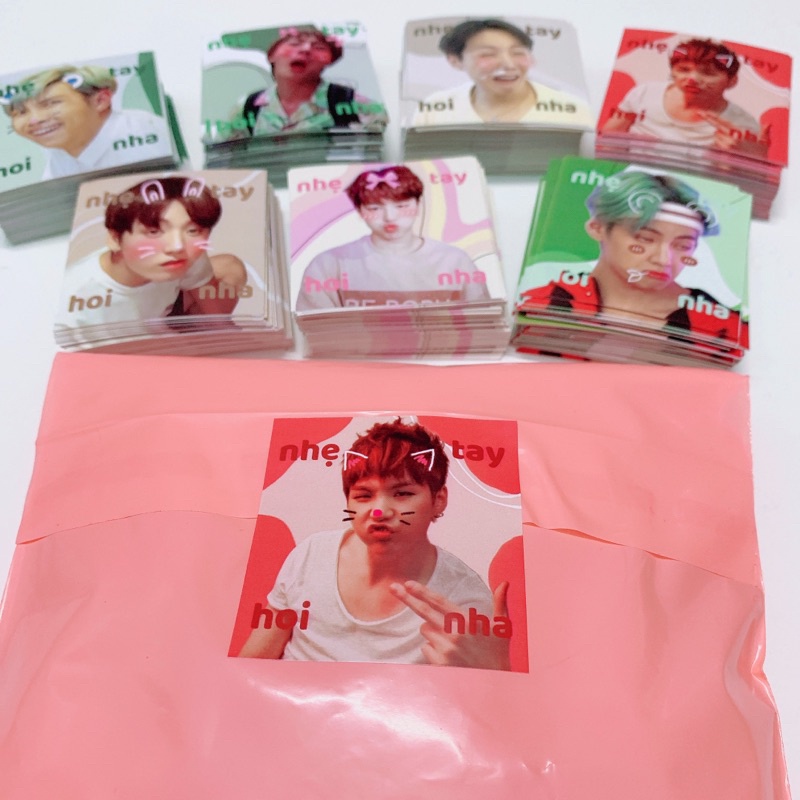 Sticker niêm phong BTS mẫu 1