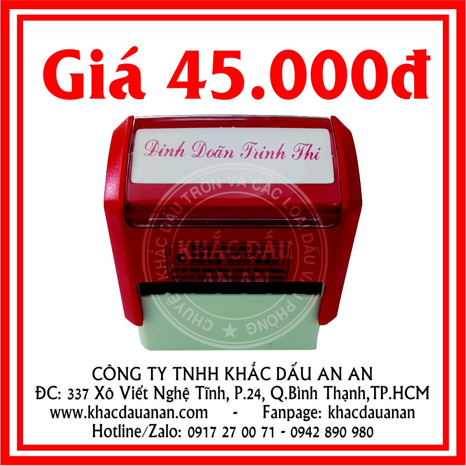 Khắc dấu tên