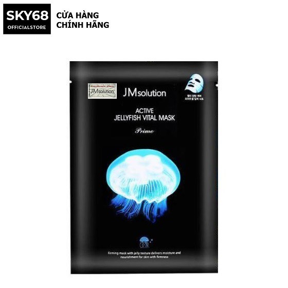 Mặt Nạ Siêu Cấp Ẩm, Nâng Cơ Và Thải Độc Da Từ Sứa Biển JM Solution Active Jellyfish Vital Mask 33ml