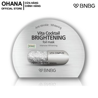 Mặt Nạ BNBG Brightening Dưỡng Trắng Làm Đều Màu BNBG Vita Cocktail Brightening Foil Mask Intensive Whitening 30ml