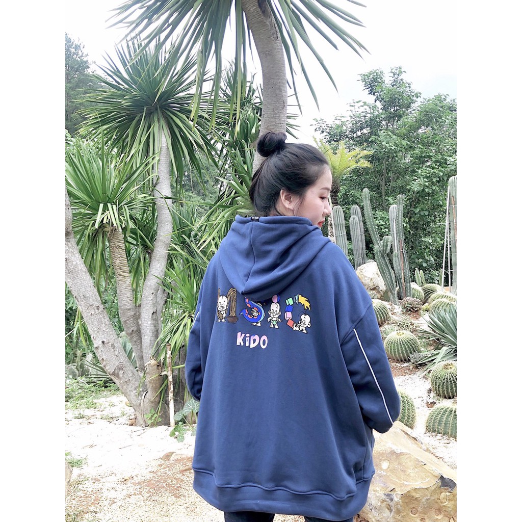 Áo khoác Kido màu xanh đậm ( vải mỏng) | BigBuy360 - bigbuy360.vn