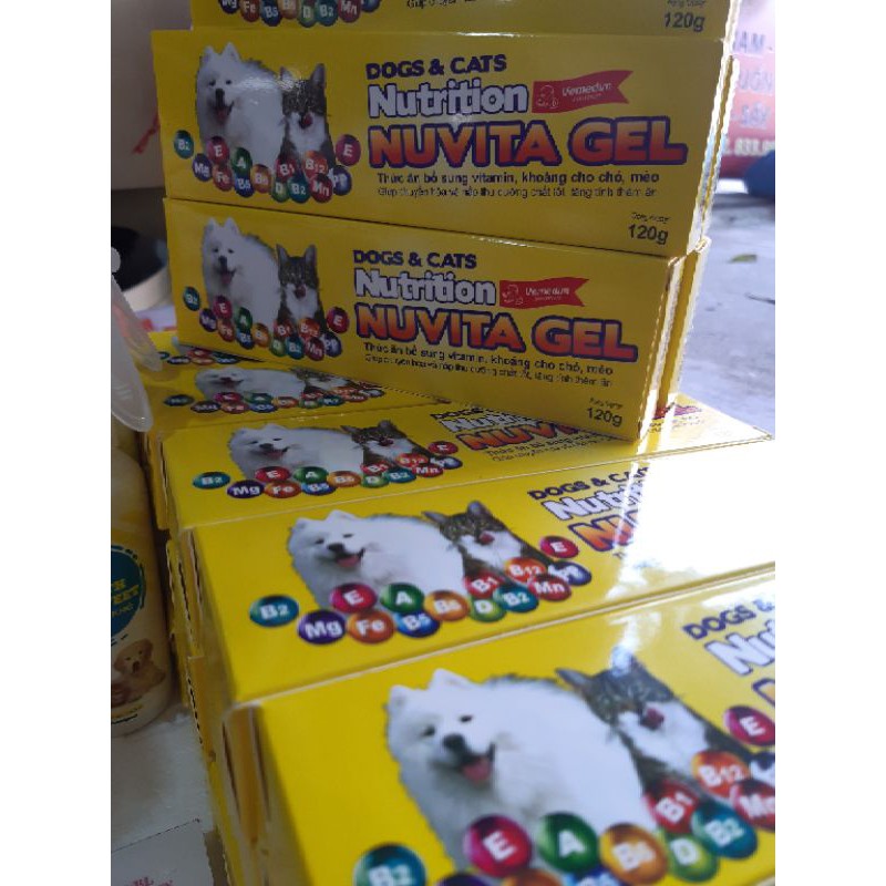 Gel dinh dưỡng chó mèo Nutavi Gel 120g