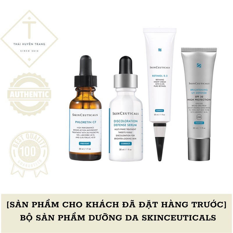 [SẢN PHẨM CHO KHÁCH ĐÃ ĐẶT HÀNG TRƯỚC] BỘ SẢN PHẨM DƯỠNG DA SKINCEUTICALS