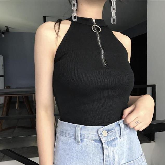 Áo Croptop Sát Nách Thiết Kế Trễ Vai Quyến Rũ