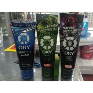 sữa rửa mặt Oxy sẵn 3 mầu như hình 100gr