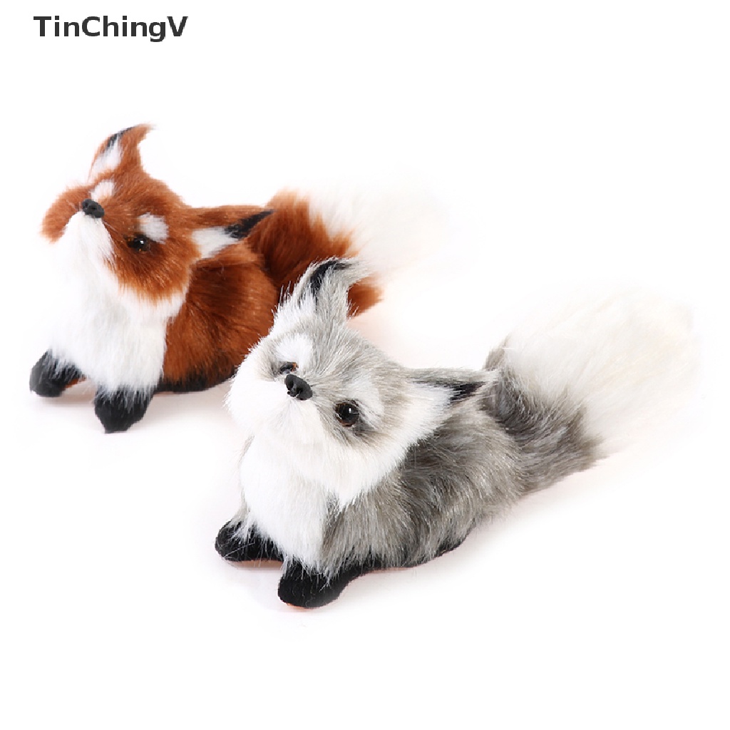1 Mô Hình Cáo mini Sống Động Như Thật Dùng Làm Quà Tặng