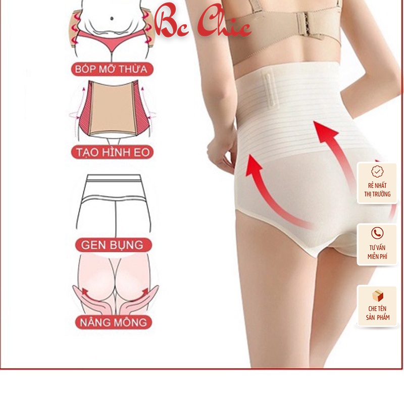 Quần Gen Nịt Bụng , Quần Nịt Bụng Tàng Hình Đúc Su Siêu Mỏng Nhẹ định hình vòng eo con kiến Mẫu G538 BC_CHIC LINGERIE