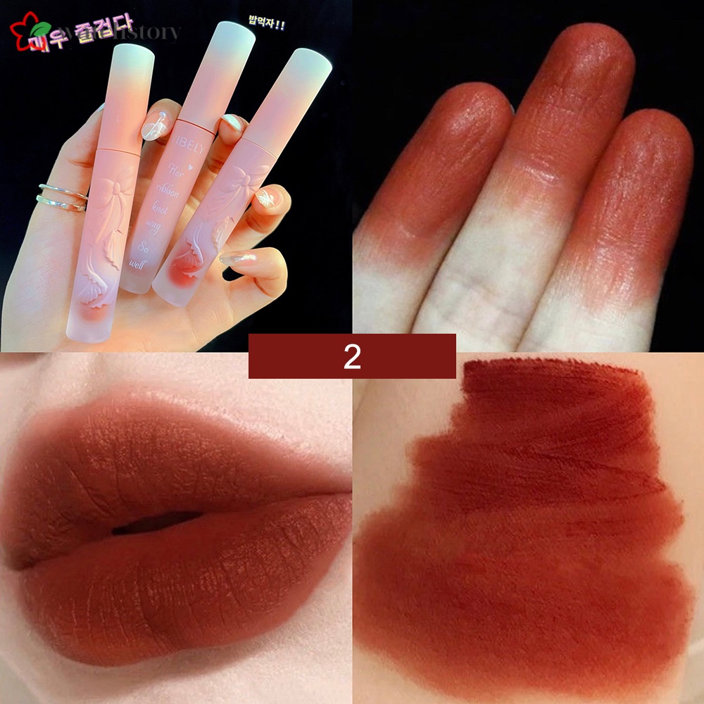 [Hàng mới về] Son môi mềm mịn như nhung kết cấu lì lâu trôi không dính cốc thời trang cho nữ