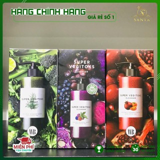 [FREESHIP- HÀNG CHÍNH HÃNG] Sữa Rửa Mặt Rau Củ Super Vegitoks Xanh 300ml