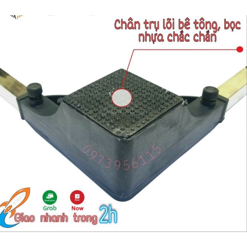 Chân kệ máy giặt, tủ lạnh Song Tâm chống rung, chất liệu inox chống rỉ chịu trọng tải max 200kg