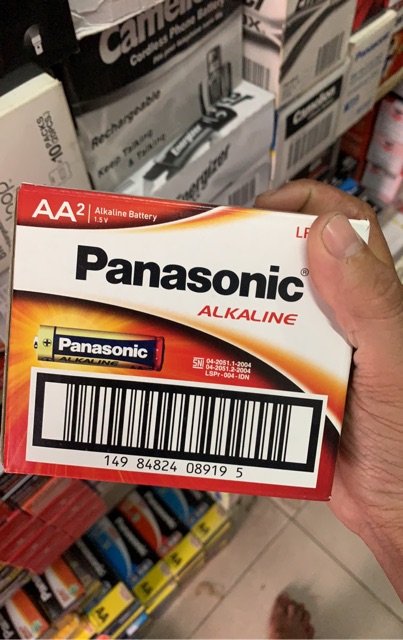 Pin 2A 3A Panasonic Alkaline Vỷ 2 Viên Tiểu vs Đũa