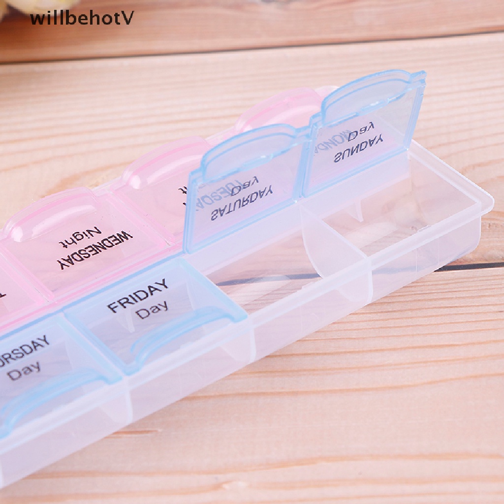 Hộp Đựng Thuốc 1-7 Ngày Tiện Dụng Ốp