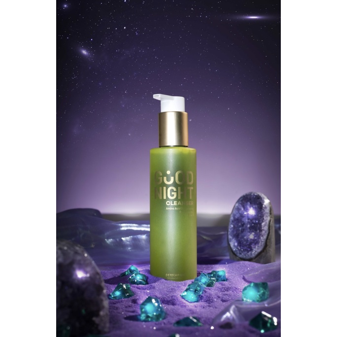 Gel Rửa Mặt Than Hoạt Tính Dermarium Good Night Cleanser 140ml | Unknown Beauty