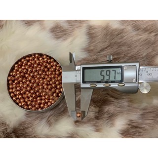 Hộp 700 viên Bi sắt mạ đồng 6MM ( BB 5.97MM ) chuẩn kích thước