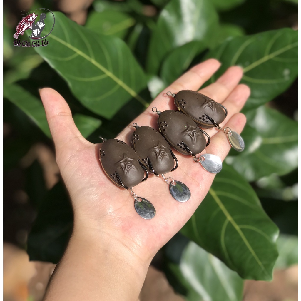 [Chất Lượng] Nhái Hơi Câu Lure Frog Toon V1, Mồi Câu Cá Thái Lan Cao Cấp