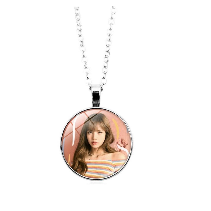Vòng cổ in hình BLACKPINK Lisa Jennie Rose Jisoo xinh xắn quà tặng độc đáo idol thần tượng kpop