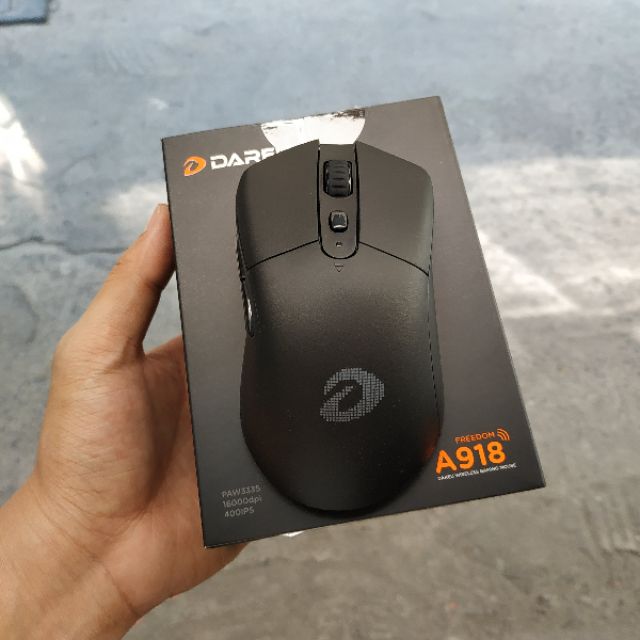 [Mã ELCLJUN giảm 7% đơn 500K] Chuột Gaming không dây DAREU A918 - BLACK (PixArt PAW3335) BH 2 năm chính hãng | WebRaoVat - webraovat.net.vn