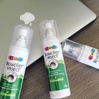 Xịt chống muỗi Pediakid bé 3m+ 100ml - Pháp