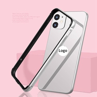 Ốp Điện Thoại Silicon Khung Nhôm Chống Va Đập Cho iPhone 11 Pro MAX 7 8 Plus X XS MAX XR SE 2020 2022