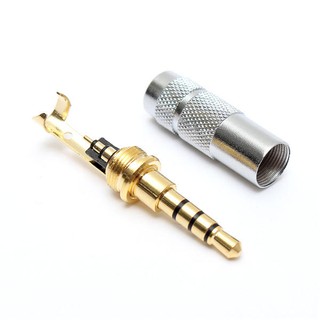 Jack 3.5 audio, jack thay thế tai nghe có mic, jack 3 ly (vàng)