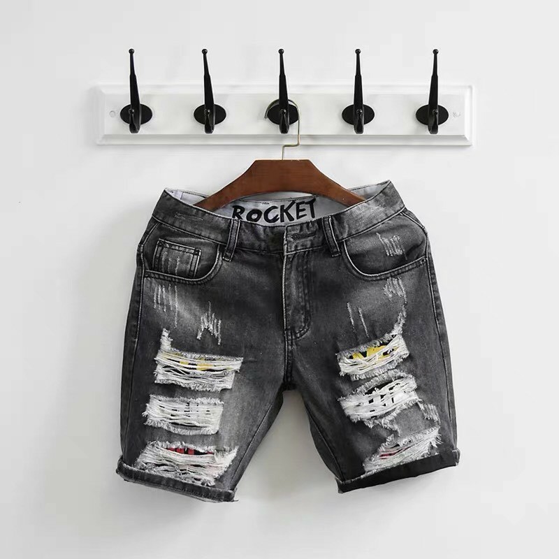 Quần short nam chất jean King168 , quần short jean nam cao cấp BB01 🌟