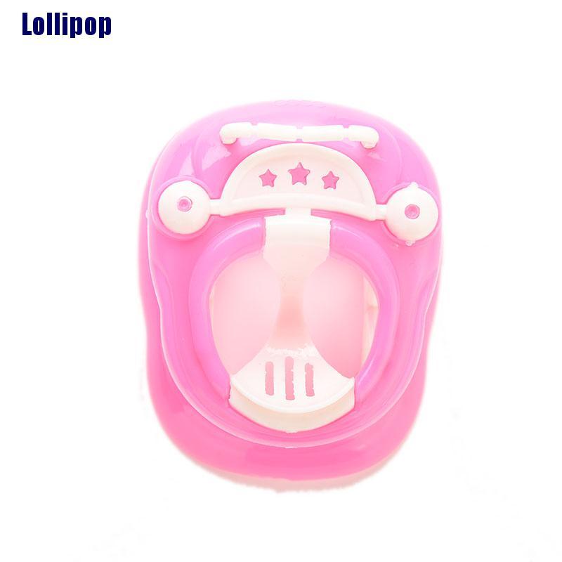 Đồ chơi tập đi bằng nhựa màu hồng dành cho nhà búp bê