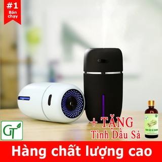 Máy Khuếch Tán Tinh Dầu Ô Tô 💖𝙁𝙍𝙀𝙀𝙎𝙃𝙄𝙋💖 Máy Phun Tinh Dầu Xe Hơi Humidifier + Tặng Tinh Dầu Sả 10ml