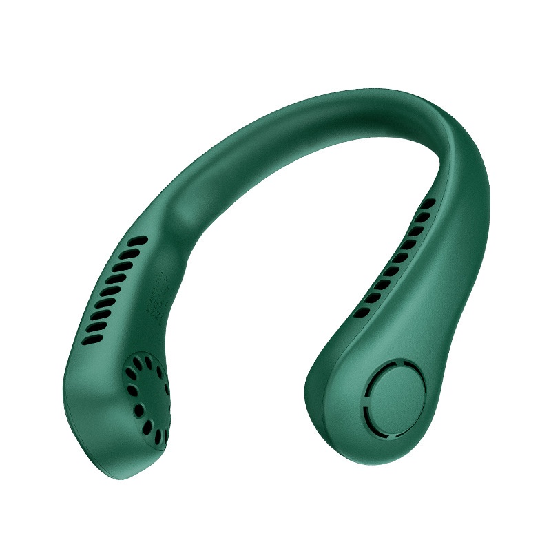 Quạt Làm Mát Đeo Cổ Rảnh Tay Không Cánh Sạc Cổng USB Phong Cách Lười 2022