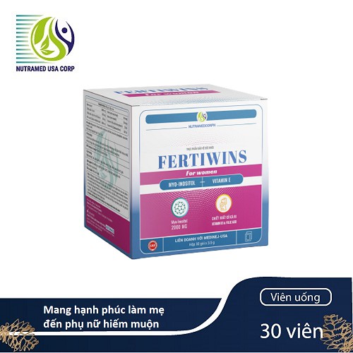 FERTIWINS for women - Mang hạnh phúc làm mẹ đến phụ nữ hiếm muộn, cải thiện chức năng buồng trứng, chất lượng trứng