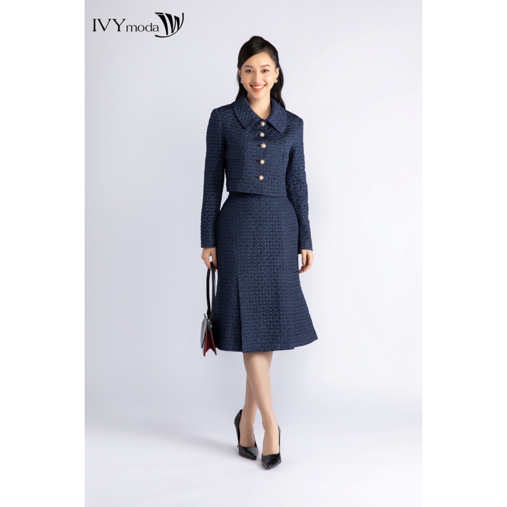 Chân váy đuôi cá cổ điển IVY moda MS 31M6899
